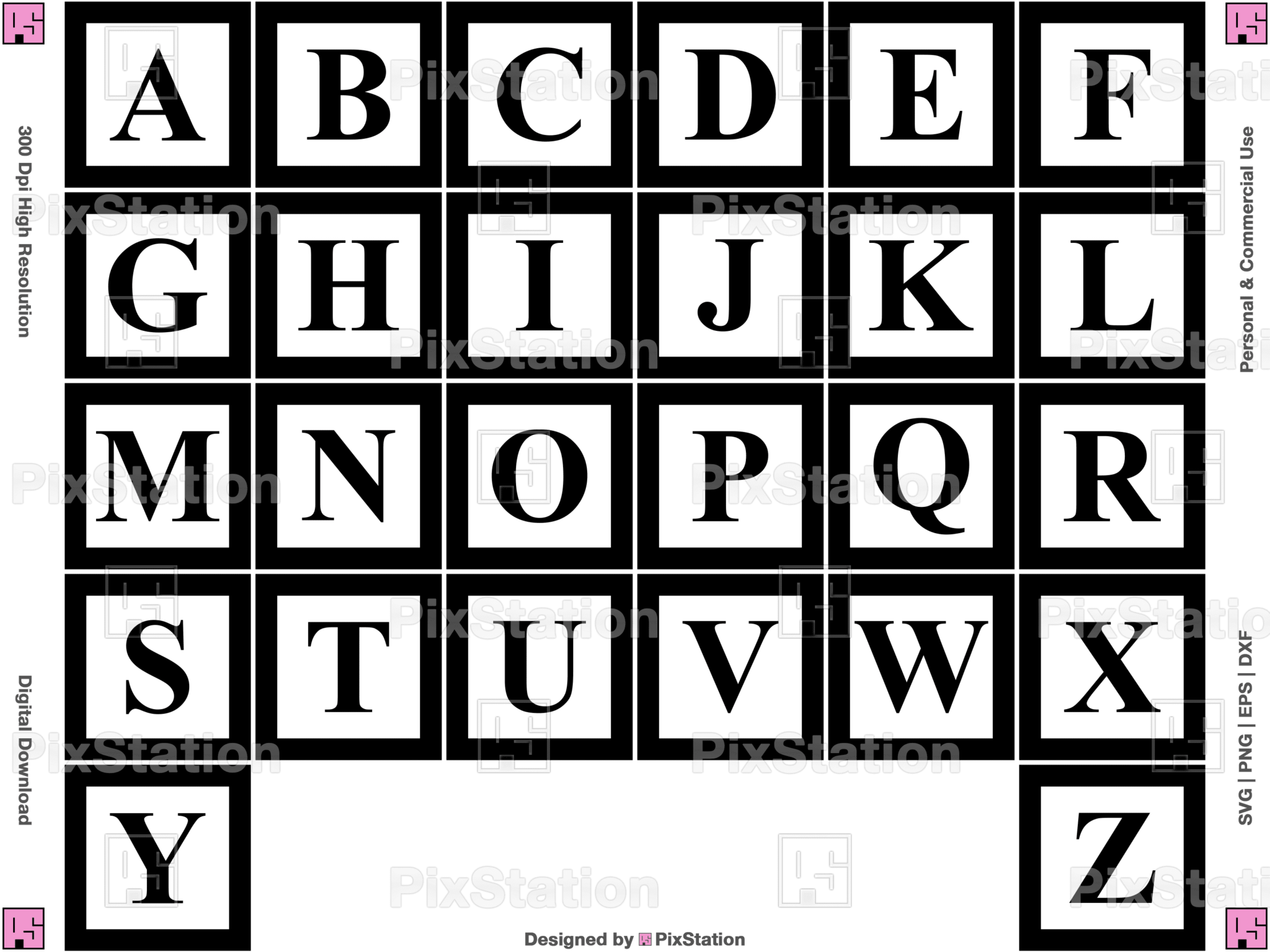 Alphabet Blocks Svg Pixstation