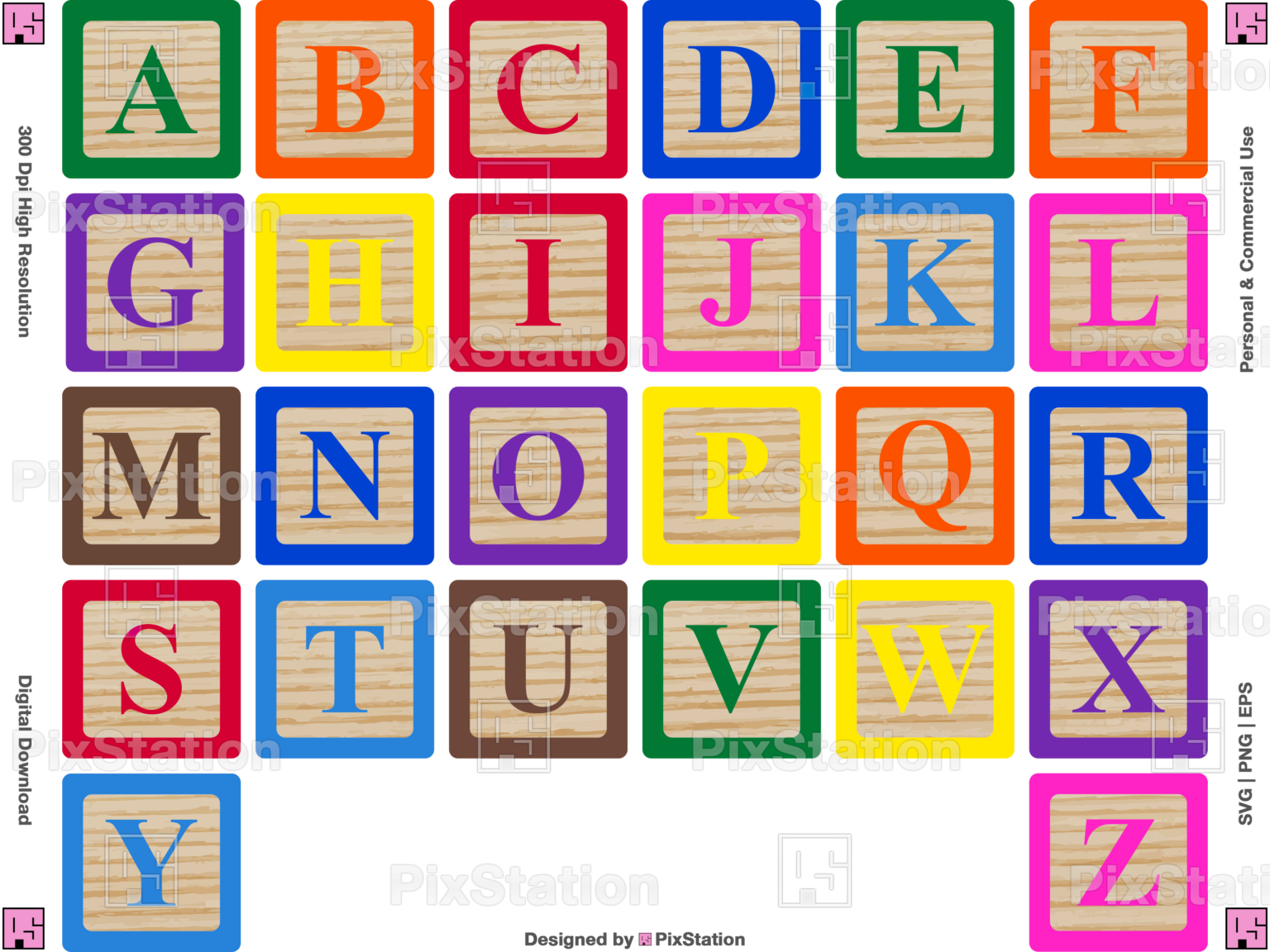 Alphabet Blocks Svg Pixstation