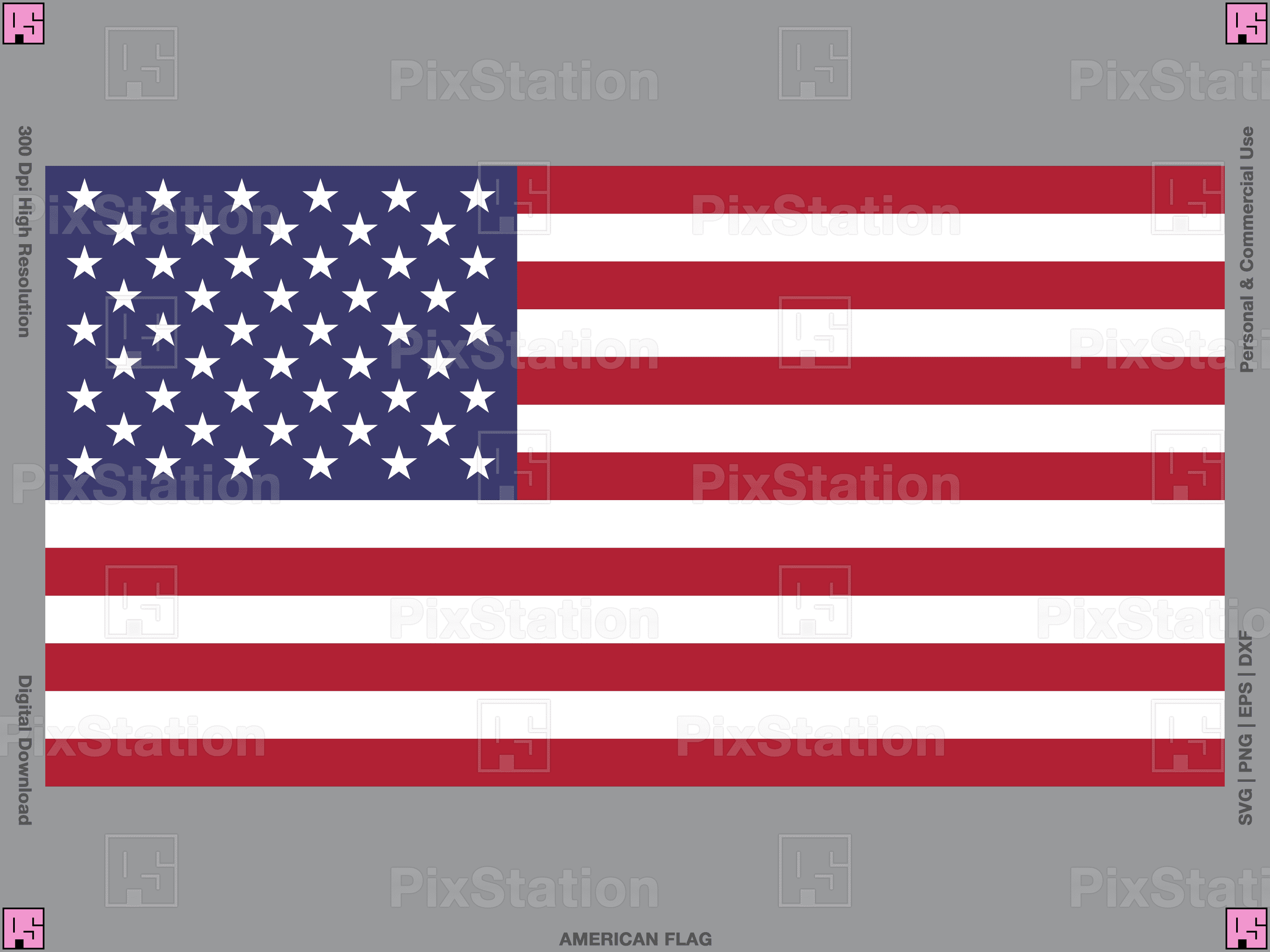 50 Stars Svg, American Flag Starts Svg, United States of America