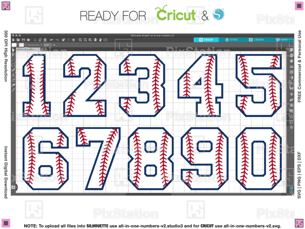 Four Layers Baseball Alphabet V2 – PixStation